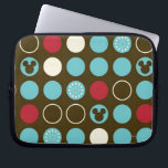 Mickey Mouse | Retro Polka Dot Pattern Laptop Sleeve<br><div class="desc">Add a playful touch of Disney magic with this Mickey Mouse retro polka dot pattern design! Featuring Mickey’s classic silhouette paired with bold red, black, and white polka dots, this vintage-inspired artwork blends nostalgia with a fun, modern twist. The eye-catching pattern brings a timeless Disney charm, making it perfect for...</div>