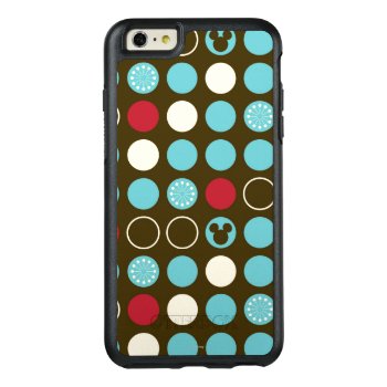 Mickey Mouse | Retro Polka Dot Pattern Otterbox Iphone 6/6s Plus Case by MickeyAndFriends at Zazzle