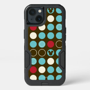 Mickey Mouse   Retro Polka Dot Pattern iPhone 13 Case