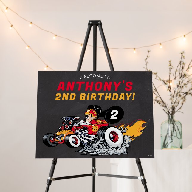 Mickey Mouse Roadster Racers Birthday Foam Board (In Situ (Stand))
