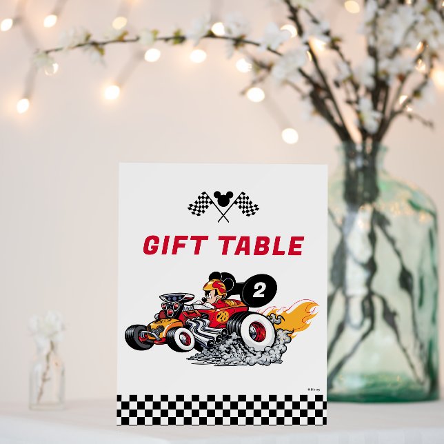 Mickey Mouse Roadster Racers Birthday Foam Board (In Situ (Wedding))