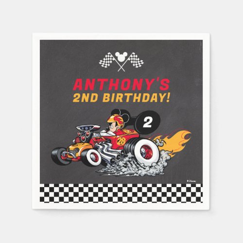 Mickey Mouse Roadster Racers Birthday Napkins