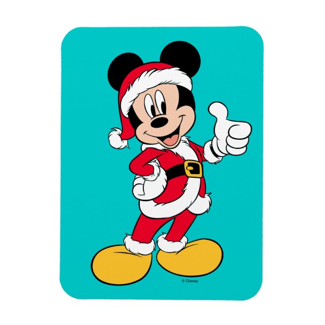 Mickey Mouse | Santa Claus Outfit Magnet (Vertical)