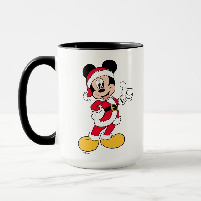 Mickey Mouse | Santa Claus Outfit Mug (Left)