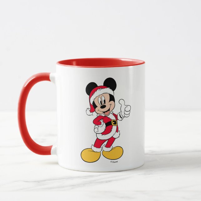 Mickey Mouse | Santa Claus Outfit Mug (Left)