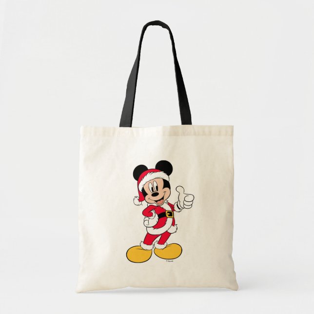 Mickey Mouse | Santa Claus Outfit Tote Bag (Front)