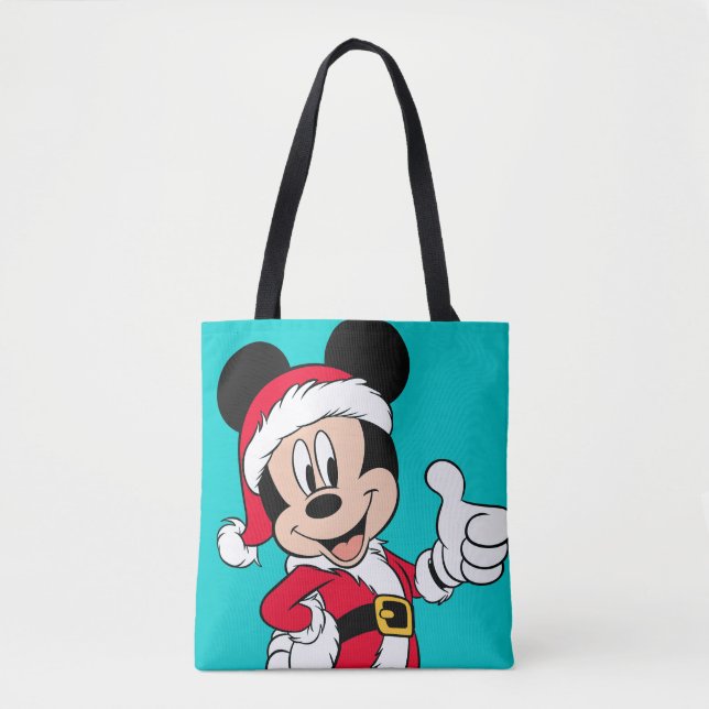 Mickey Mouse | Santa Claus Outfit Tote Bag (Front)