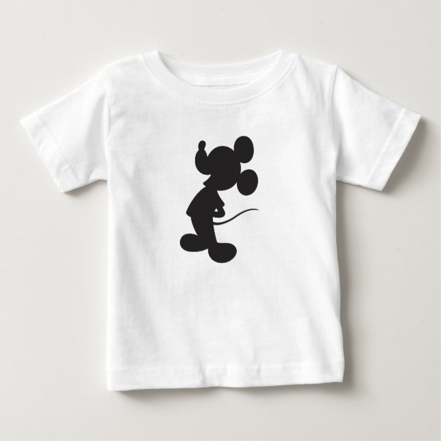 Mickey Mouse Silhouette Baby T-Shirt (Front)