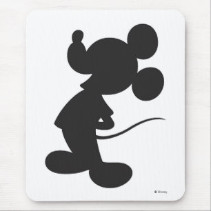 Mickey Mouse Silhouette Mouse Pad