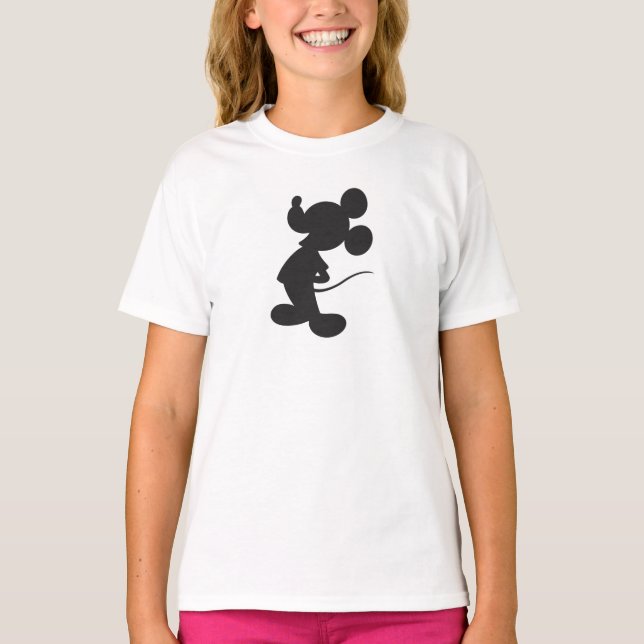Mickey Mouse Silhouette T-Shirt (Front)