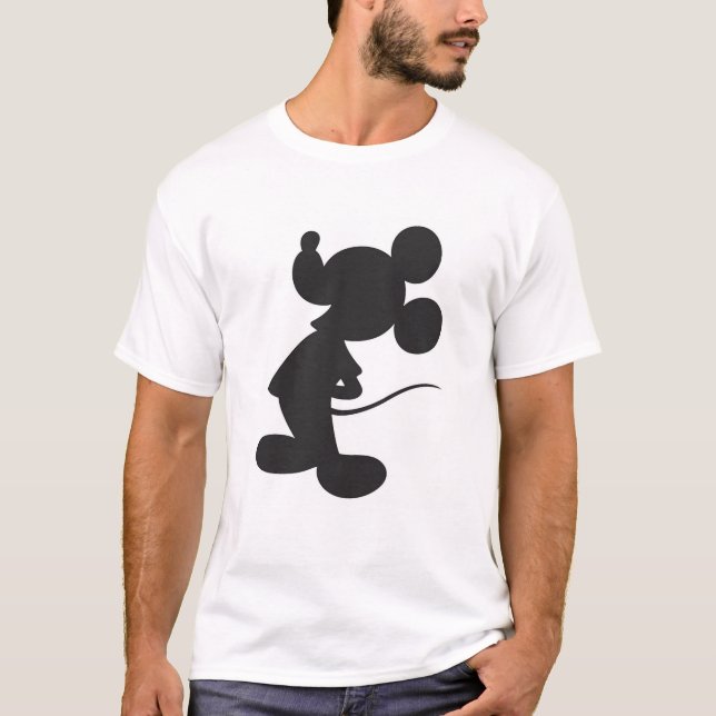 Mickey Mouse Silhouette T-Shirt (Front)