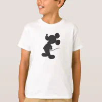 Mickey Mouse Silhouette T-Shirt | Zazzle