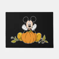 This Adorable Mickey Halloween Doormat is a Great DIY Craft!