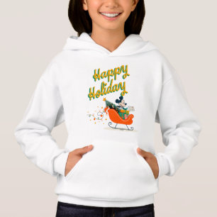 Mickey Mouse Sleigh Ride   Happy Holiday Hoodie