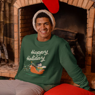 Mickey Mouse Sleigh Ride   Happy Holiday Sweatshirt
