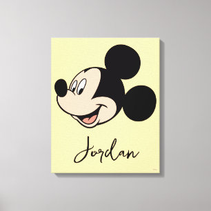 Mickey Mouse Smile Canvas Print