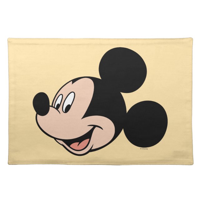 Mickey Mouse Smile Cloth Placemat (Front)