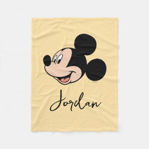 Mickey Mouse Smile Fleece Blanket