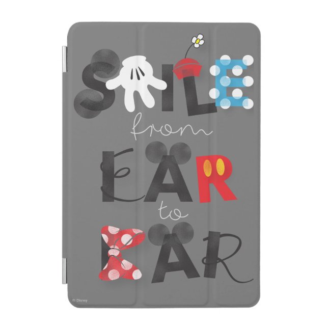 Mickey Mouse | Smile From Ear To Ear iPad Mini Cover (Front)