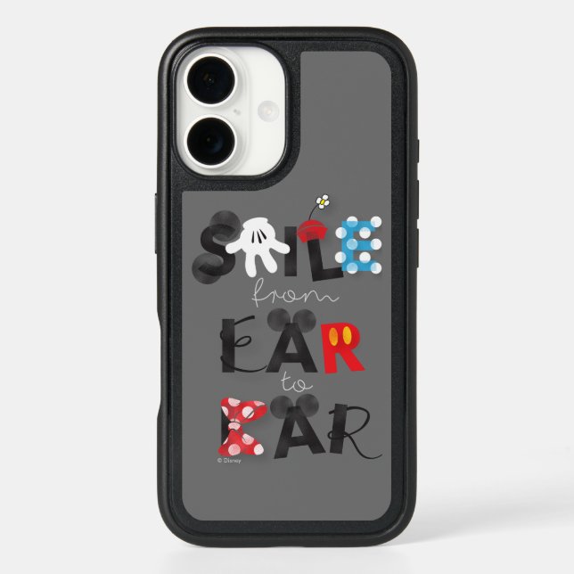 Mickey Mouse | Smile From Ear To Ear Otterbox iPhone Case (Back)