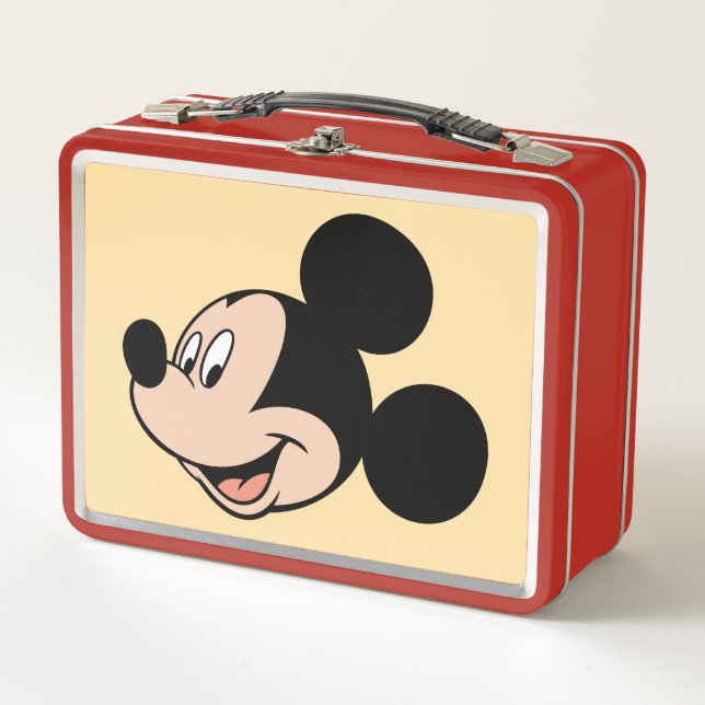 Mickey Mouse Smile Metal Lunch Box (Front)