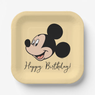 Mickey Mouse Smile Paper Plates