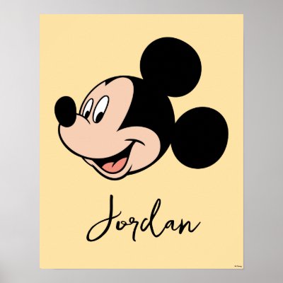 Mickey Mouse Smile Poster