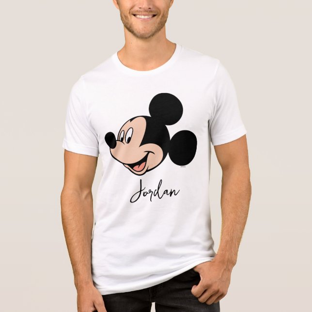 Mickey Mouse Smile Tri-Blend Shirt (Front)