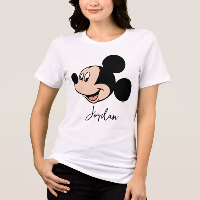 Mickey Mouse Smile Tri-Blend Shirt (Front)