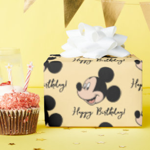Mickey Mouse Smile Wrapping Paper