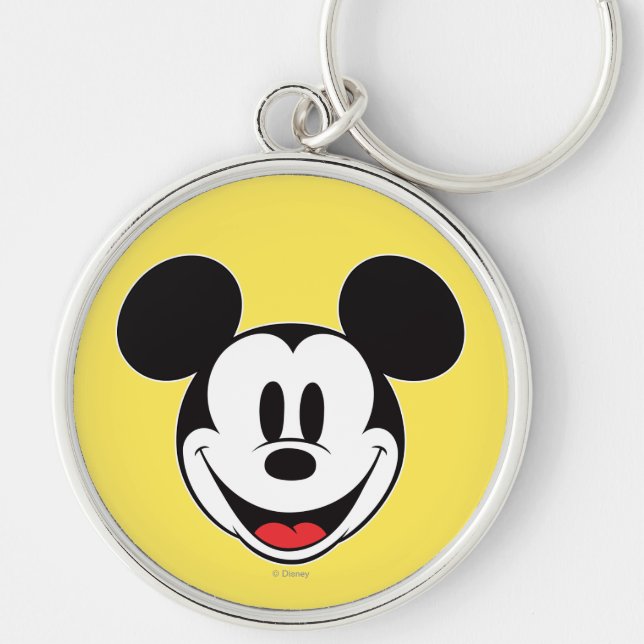 Mickey Mouse Smiling Keychain (Front)