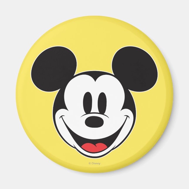 Mickey Mouse Smiling Magnet (Front)