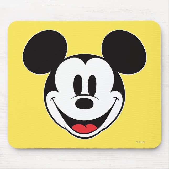Mickey Mouse Smiling Mouse Pad (Front)