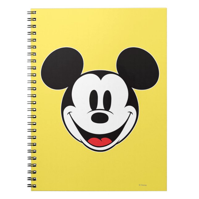 Mickey Mouse Smiling Notebook (Front)