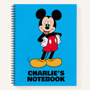 Mickey Mouse Smiling Pose Notebook
