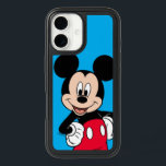 Mickey Mouse Smiling Pose iPhone 16 Case<br><div class="desc">Mickey Mouse stands confidently with his hands on hips and a big smile on his face! Wear this graphic on a comfy t-shirt,  custom mug,  or personalized tote bag. Shop this design on more custom products on Zazzle today!</div>
