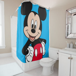 Mickey Mouse Smiling Pose Shower Curtain
