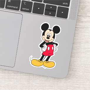 Mickey Mouse Smiling Pose Sticker