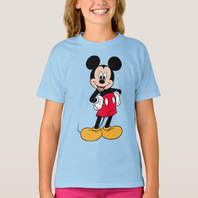 Mickey Mouse Smiling Pose T-Shirt (Front)
