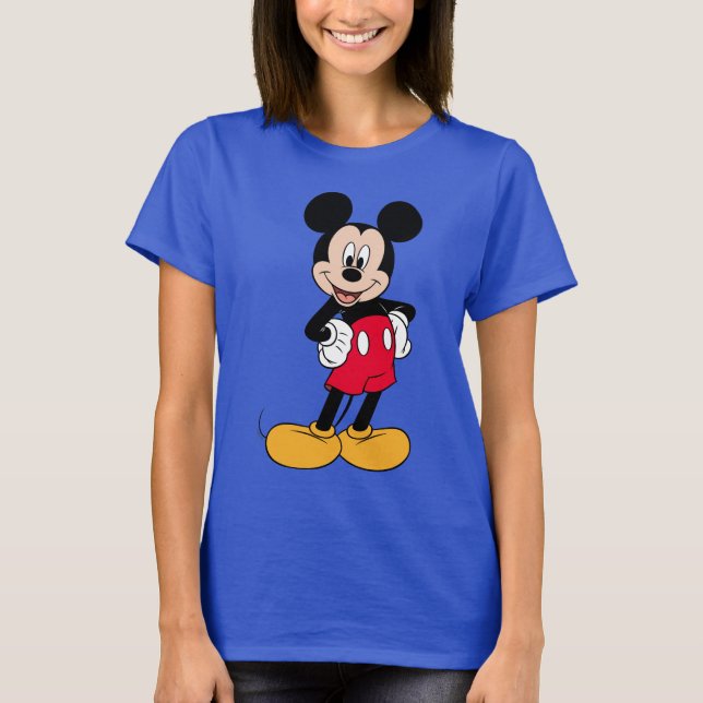 Mickey Mouse Smiling Pose T-Shirt (Front)
