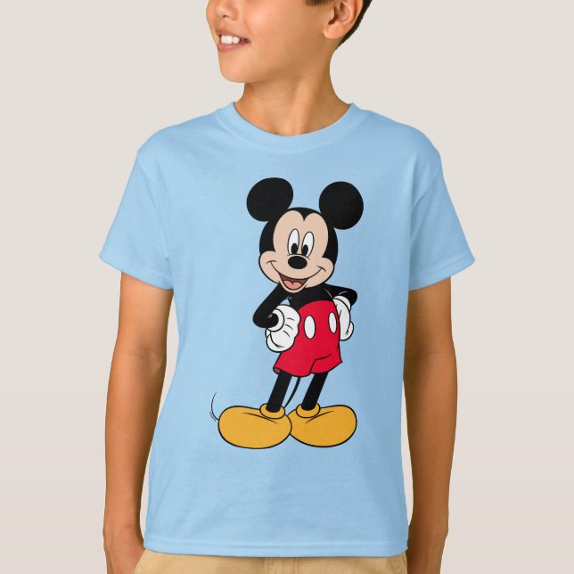 Mickey Mouse Smiling Pose T-Shirt (Front)