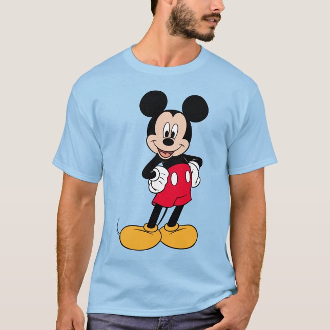 Mickey Mouse Smiling Pose T-Shirt (Front)
