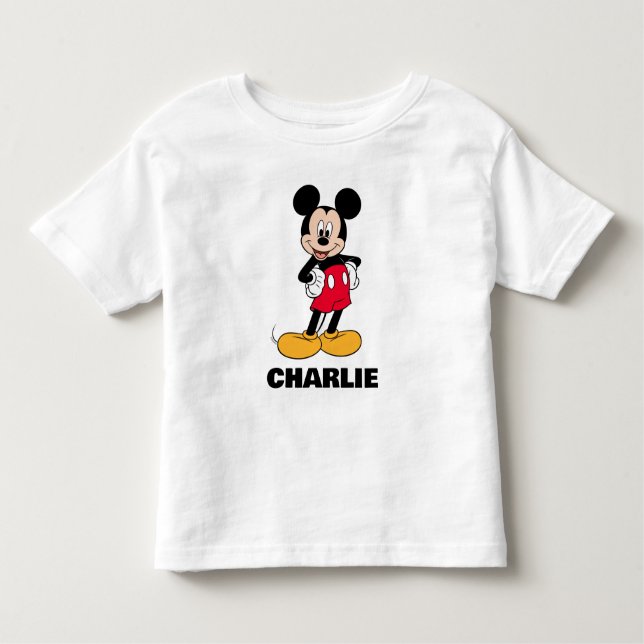 Mickey Mouse Smiling Pose Toddler T-shirt (Front)