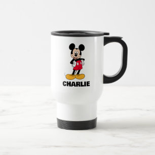 Mickey Mouse Smiling Pose Travel Mug