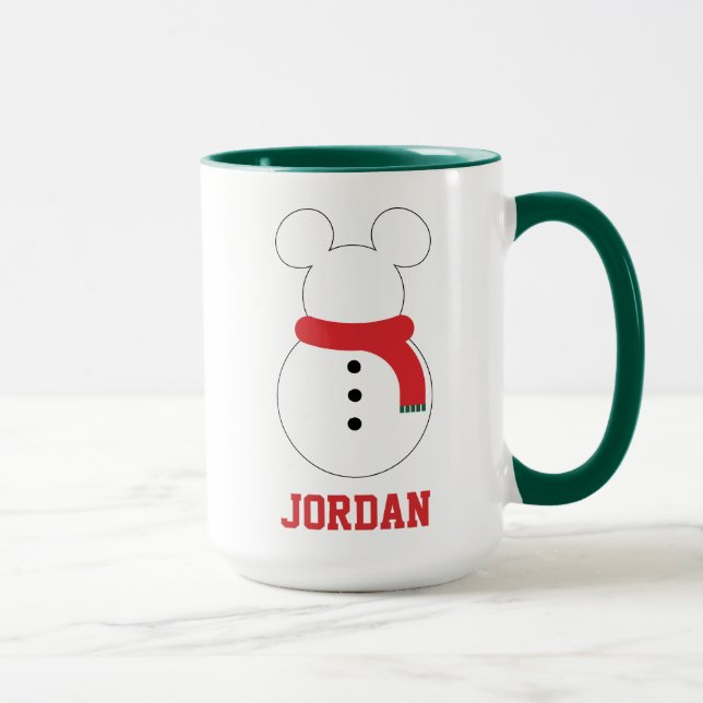 Mickey Mouse Snowman Mug (Right)