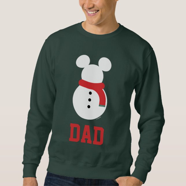 Mickey Mouse Snowman Sweatshirt (Front)