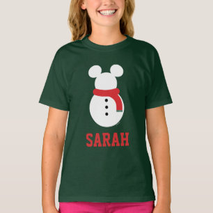 Mickey Mouse Snowman T-Shirt