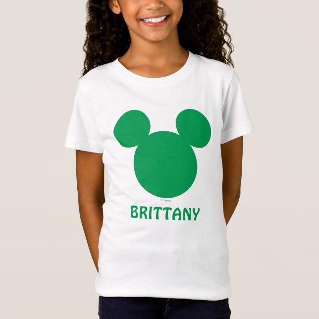 Mickey Mouse St. Patrick's Day | Add Your Name T-Shirt (Front)