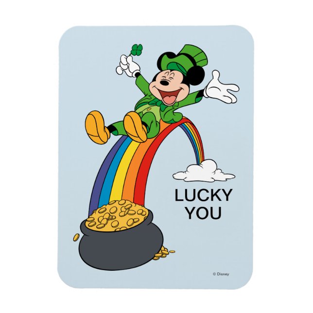 Mickey Mouse | St. Patrick's Day - Pot of Gold Magnet (Vertical)