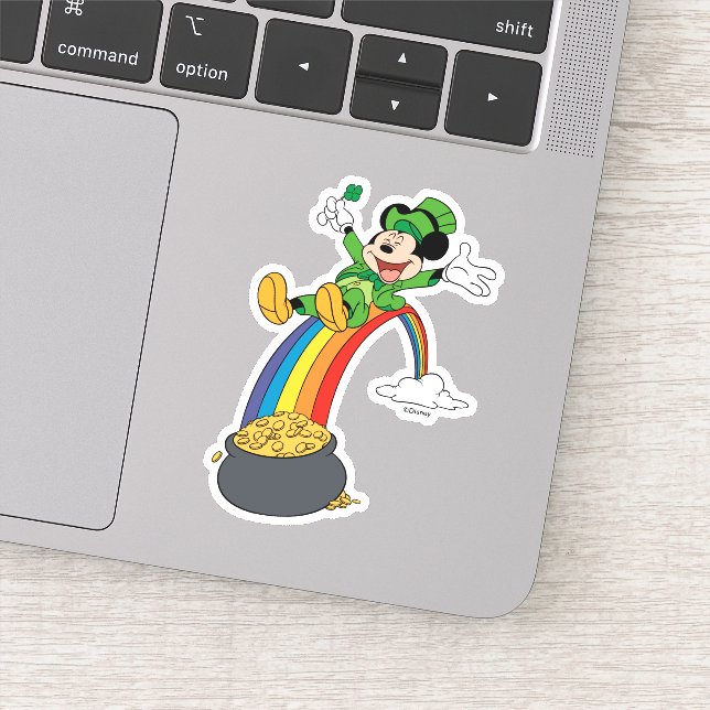 Mickey Mouse | St. Patrick's Day - Pot of Gold Sticker (Detail)